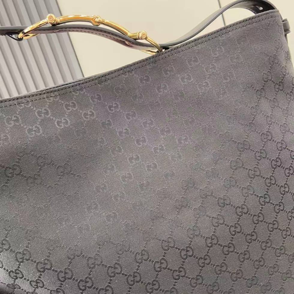 Gucci Beatrix GG Large Black Tote Bag 850546_6_162207 Gucci Beatrix GG Large Black Tote Bag 850546