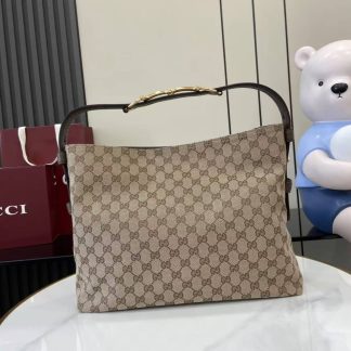 Gucci Beatrix GG Medium Beige Shoulder Bag 850926