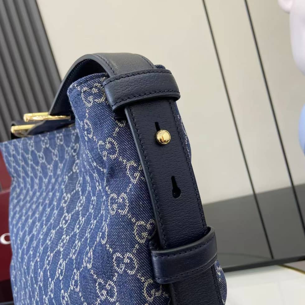 Gucci Beatrix Denim Large Blue Tote Bag 850546_4_162247 Gucci Beatrix Denim Large Blue Tote Bag 850546