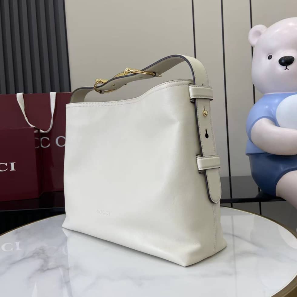 Gucci Beatrix Leather Medium White Shoulder Bag_2_162257 Gucci Beatrix Leather Medium White Shoulder Bag