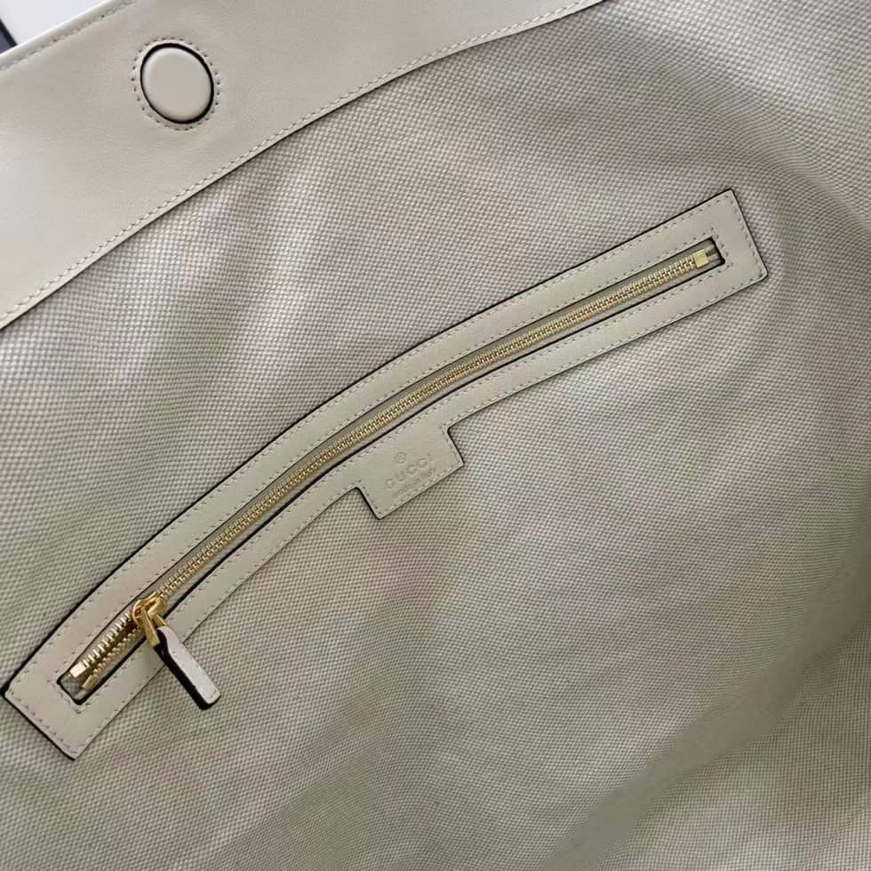 Gucci Beatrix Leather Large White Tote Bag 850546_8_162267 Gucci Beatrix Leather Large White Tote Bag 850546