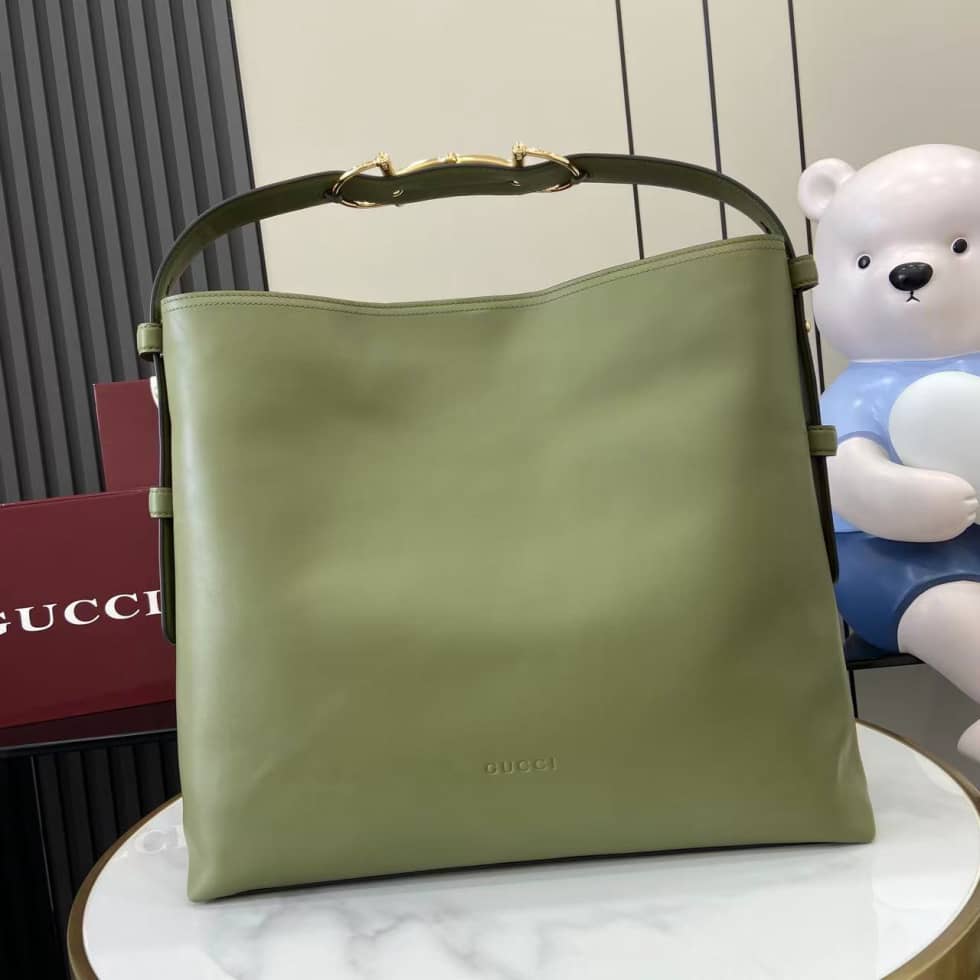 Gucci Beatrix Leather Large Green Tote Bag 850546_10_162287 Gucci Beatrix Leather Large Green Tote Bag 850546