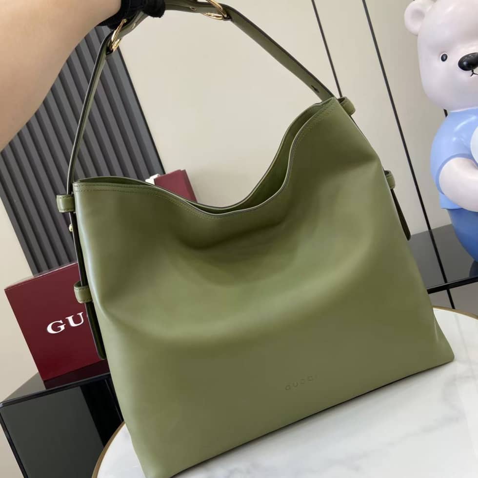 Gucci Beatrix Leather Large Green Tote Bag 850546_1_162287 Gucci Beatrix Leather Large Green Tote Bag 850546