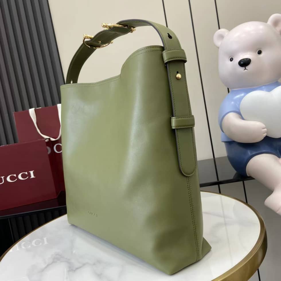 Gucci Beatrix Leather Large Green Tote Bag 850546_2_162287 Gucci Beatrix Leather Large Green Tote Bag 850546