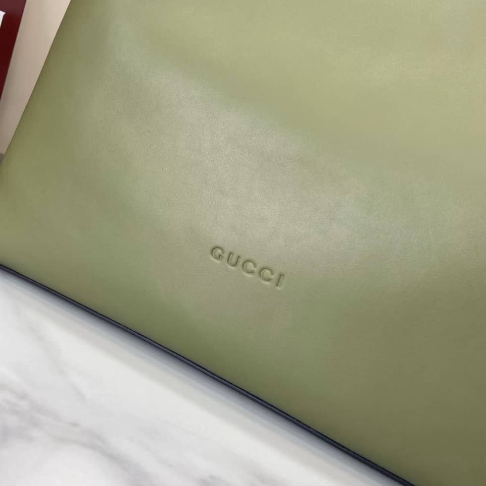 Gucci Beatrix Leather Large Green Tote Bag 850546_5_162287 Gucci Beatrix Leather Large Green Tote Bag 850546