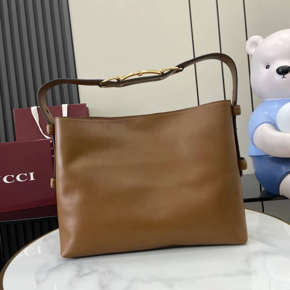 Gucci Beatrix Leather Medium Brown Shoulder Bag_1_162297 Gucci Beatrix Leather Medium Brown Shoulder Bag