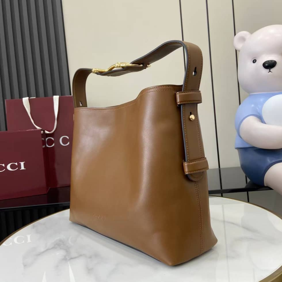 Gucci Beatrix Leather Medium Brown Shoulder Bag_2_162297 Gucci Beatrix Leather Medium Brown Shoulder Bag