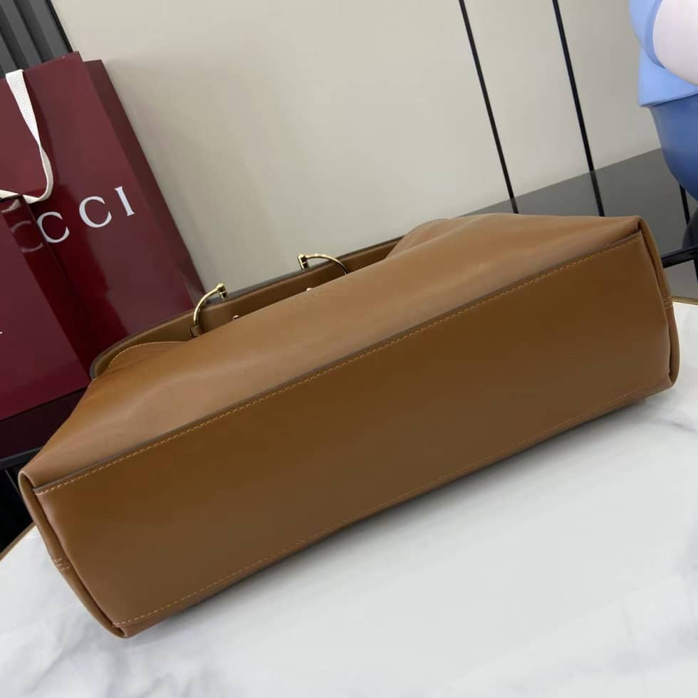 Gucci Beatrix Leather Medium Brown Shoulder Bag_3_162297 Gucci Beatrix Leather Medium Brown Shoulder Bag
