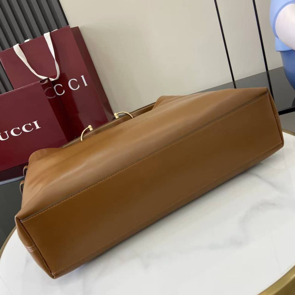 Gucci Beatrix Leather Large Brown Tote Bag 850546_3_162307 Gucci Beatrix Leather Large Brown Tote Bag 850546