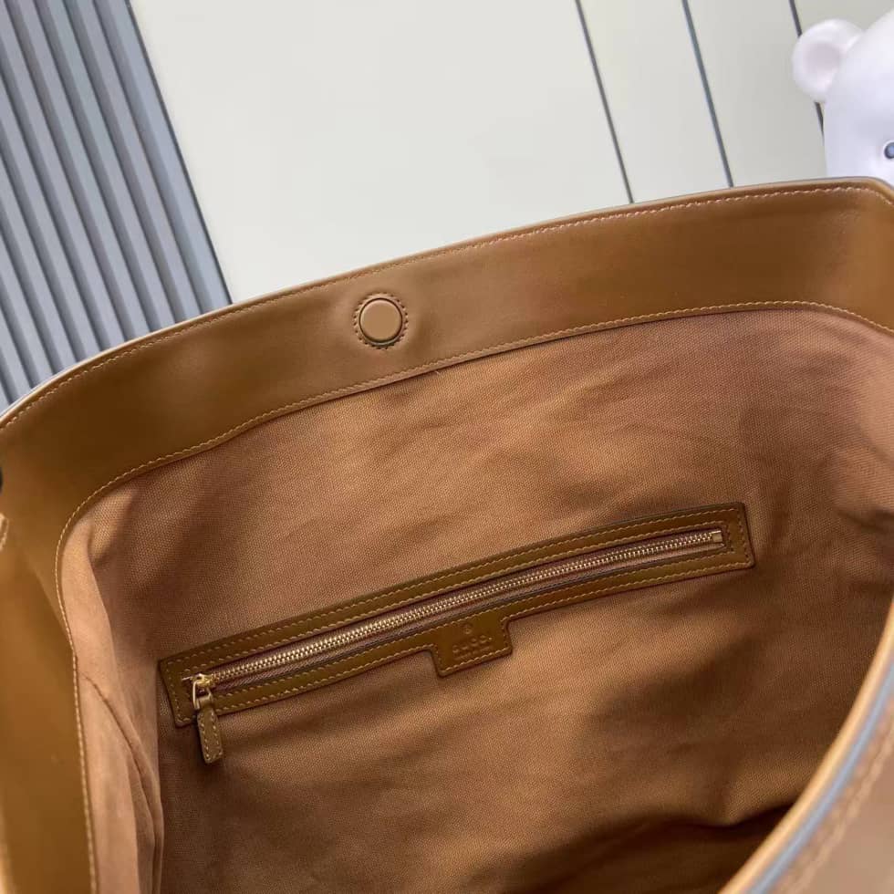 Gucci Beatrix Leather Large Brown Tote Bag 850546_8_162307 Gucci Beatrix Leather Large Brown Tote Bag 850546