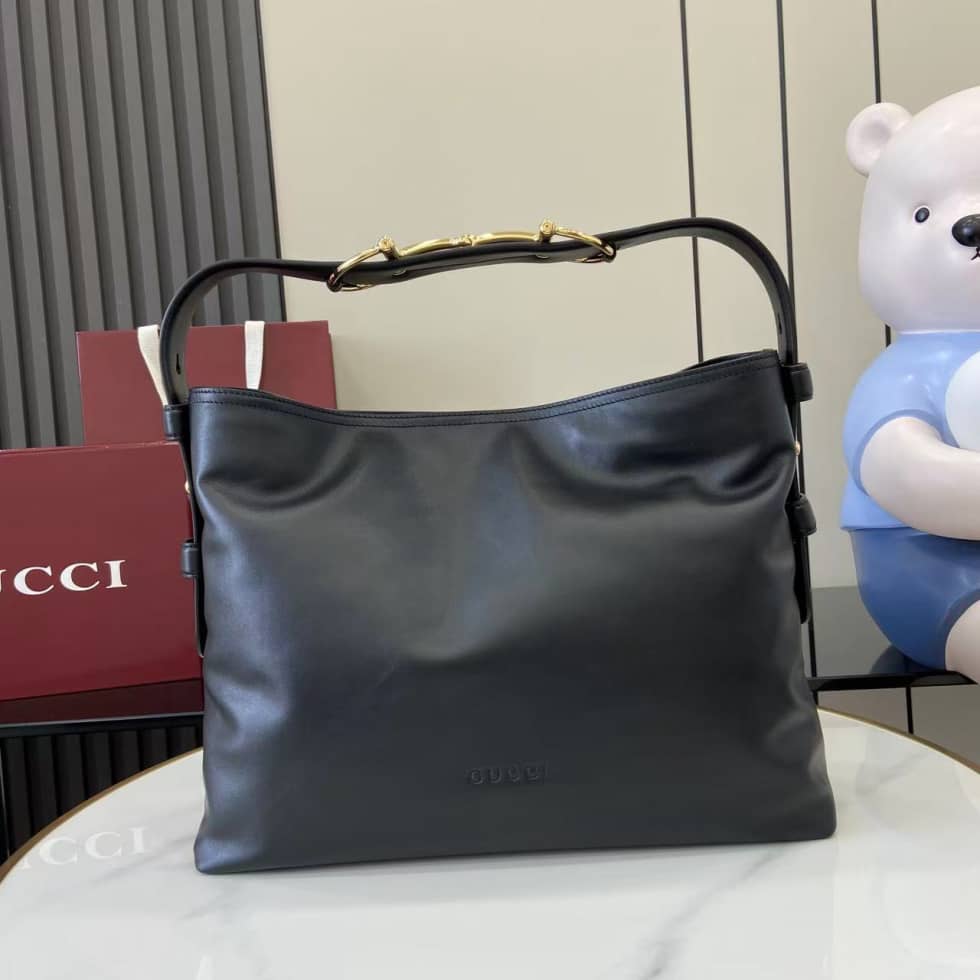 Gucci Beatrix Leather Medium Black Shoulder Bag_10_162317 Gucci Beatrix Leather Medium Black Shoulder Bag