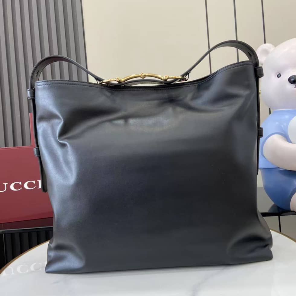 Gucci Beatrix Leather Large Black Tote Bag 850546_1_162327 Gucci Beatrix Leather Large Black Tote Bag 850546