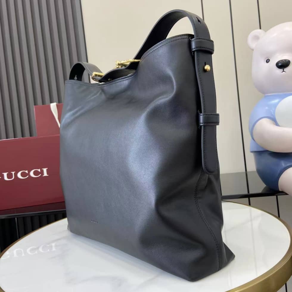 Gucci Beatrix Leather Large Black Tote Bag 850546_2_162327 Gucci Beatrix Leather Large Black Tote Bag 850546