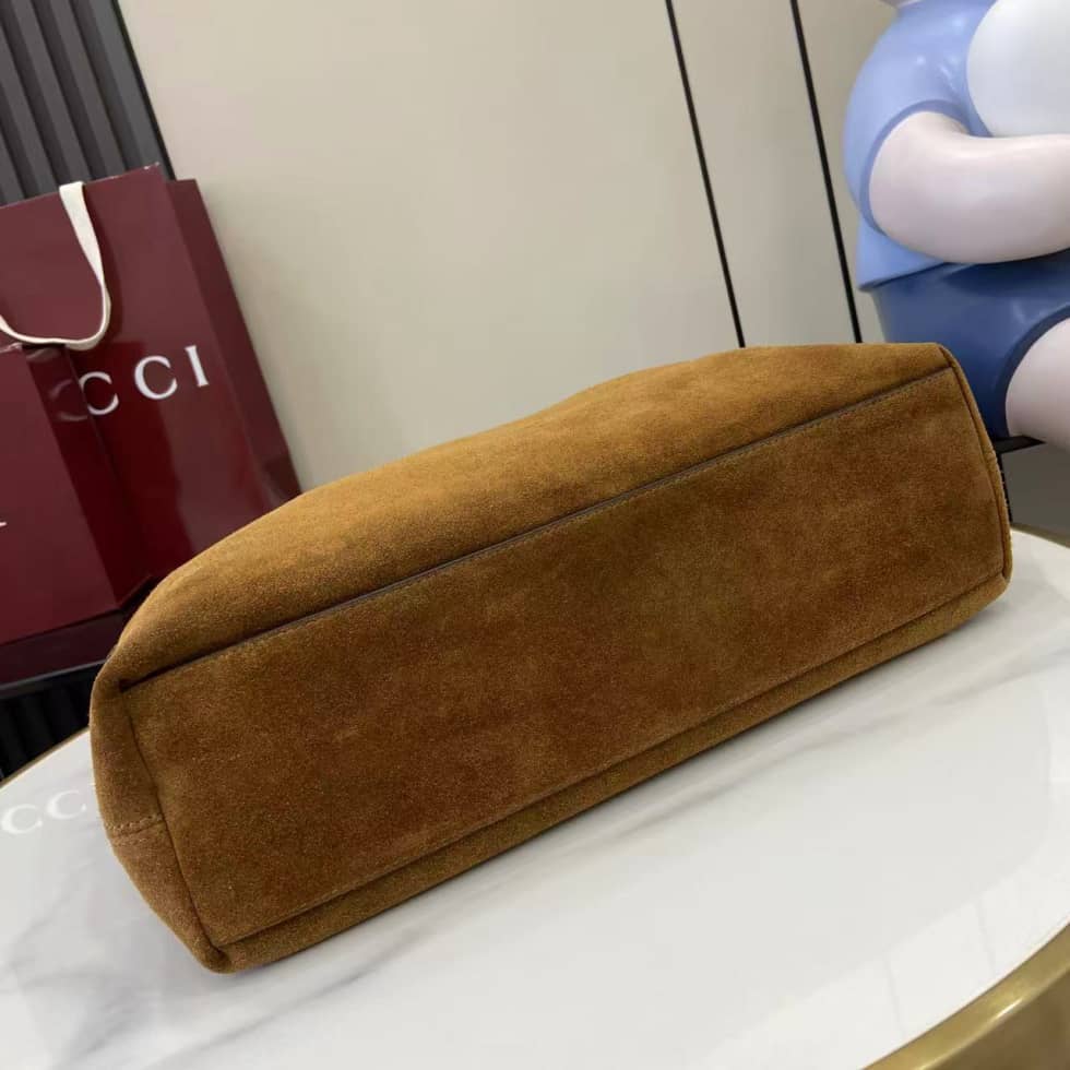 Gucci Beatrix Suede Medium Brown Shoulder Bag_3_162337 Gucci Beatrix Suede Medium Brown Shoulder Bag