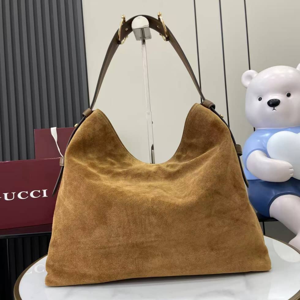 Gucci Beatrix Suede Large Brown Tote Bag 850546_1_162357 Gucci Beatrix Suede Large Brown Tote Bag 850546