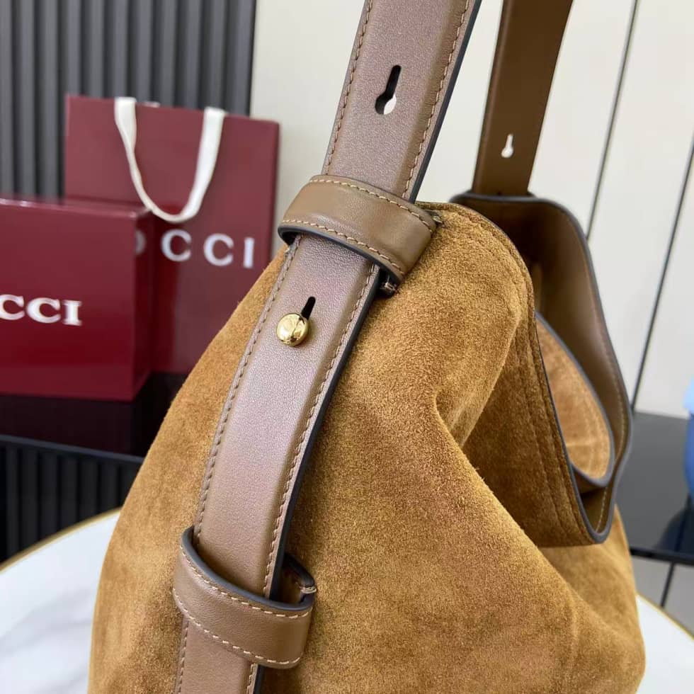 Gucci Beatrix Suede Large Brown Tote Bag 850546_5_162357 Gucci Beatrix Suede Large Brown Tote Bag 850546