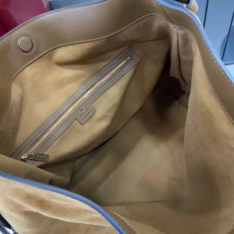 Gucci Beatrix Suede Large Brown Tote Bag 850546_7_162357 Gucci Beatrix Suede Large Brown Tote Bag 850546