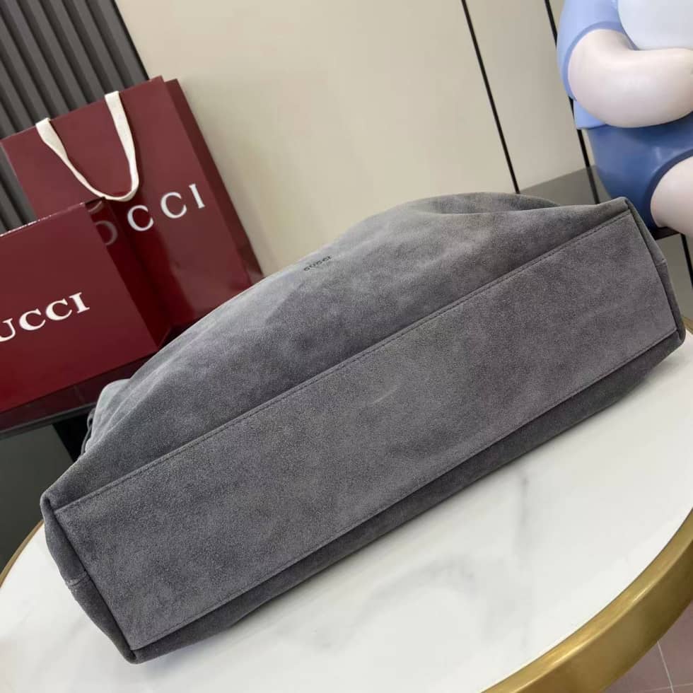Gucci Beatrix Suede Large Gray Tote Bag 850546_3_162367 Gucci Beatrix Suede Large Gray Tote Bag 850546