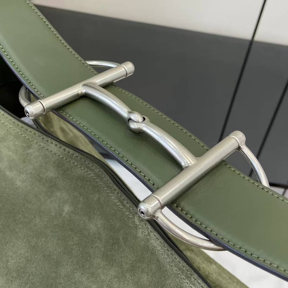 Gucci Beatrix Suede Medium Green Shoulder Bag_4_162377 Gucci Beatrix Suede Medium Green Shoulder Bag