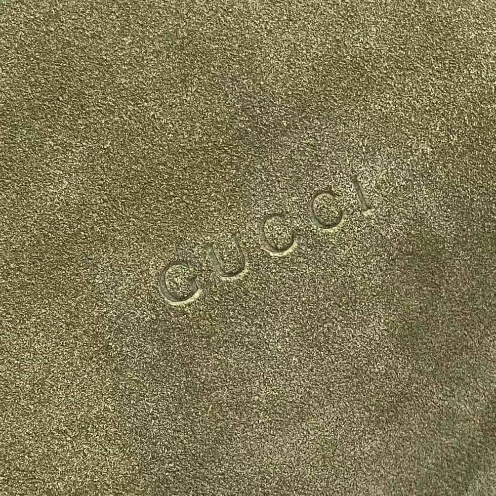 Gucci Beatrix Suede Large Green Tote Bag 850546_5_162387 Gucci Beatrix Suede Large Green Tote Bag 850546