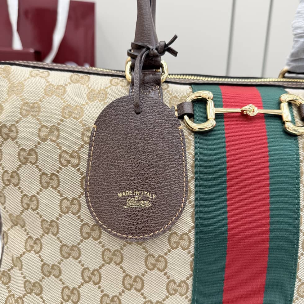 Gucci Borsetto Canvas Large Beige Boston Bag_5_162427 Gucci Borsetto Canvas Large Beige Boston Bag