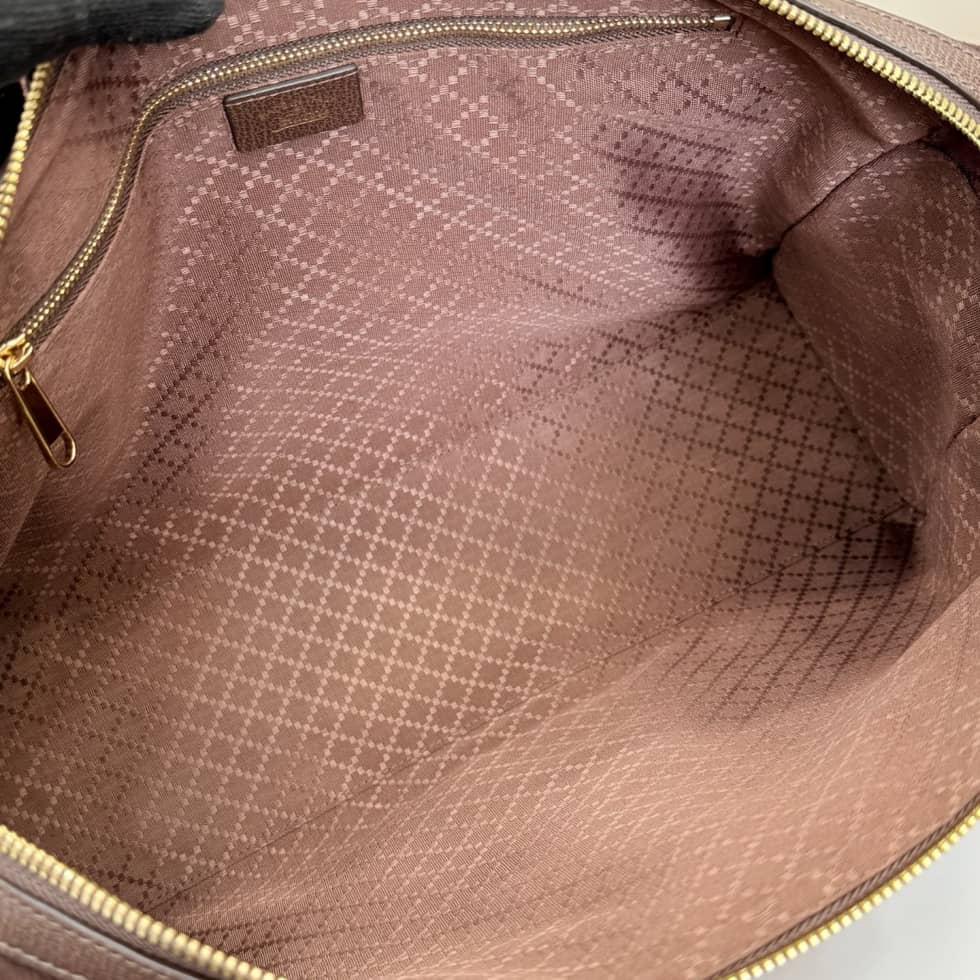 Gucci Borsetto Suede Large Brown Boston Bag_7_162447 Gucci Borsetto Suede Large Brown Boston Bag
