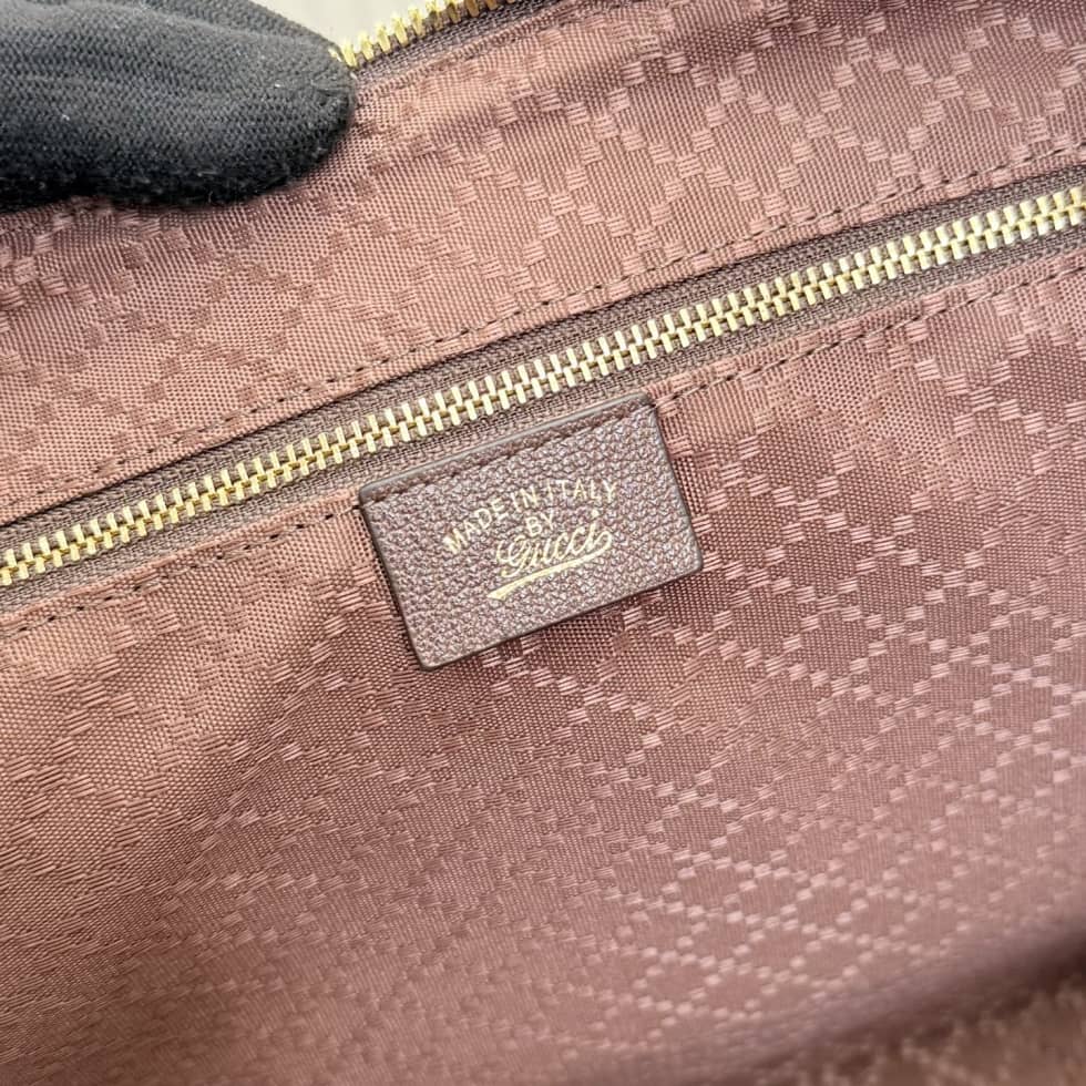 Gucci Borsetto Suede Large Brown Boston Bag_8_162447 Gucci Borsetto Suede Large Brown Boston Bag
