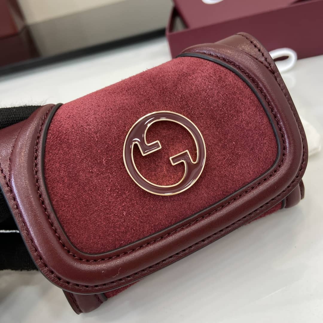 Gucci Suede Small Red Wallet 818795_5_162537 Gucci Suede Small Red Wallet 818795