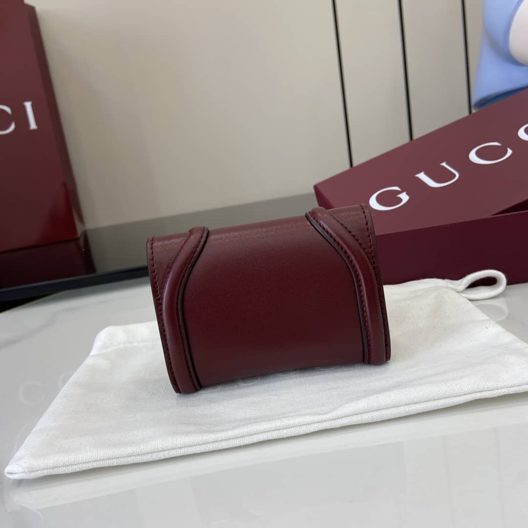 Gucci Leather Small Ancora Red Wallet 818795_1_162567 Gucci Leather Small Ancora Red Wallet 818795