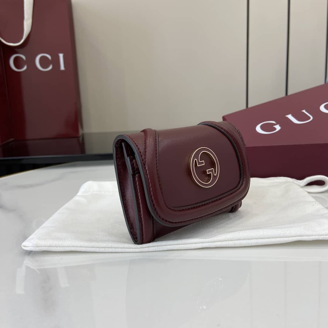 Gucci Leather Small Ancora Red Wallet 818795_2_162567 Gucci Leather Small Ancora Red Wallet 818795