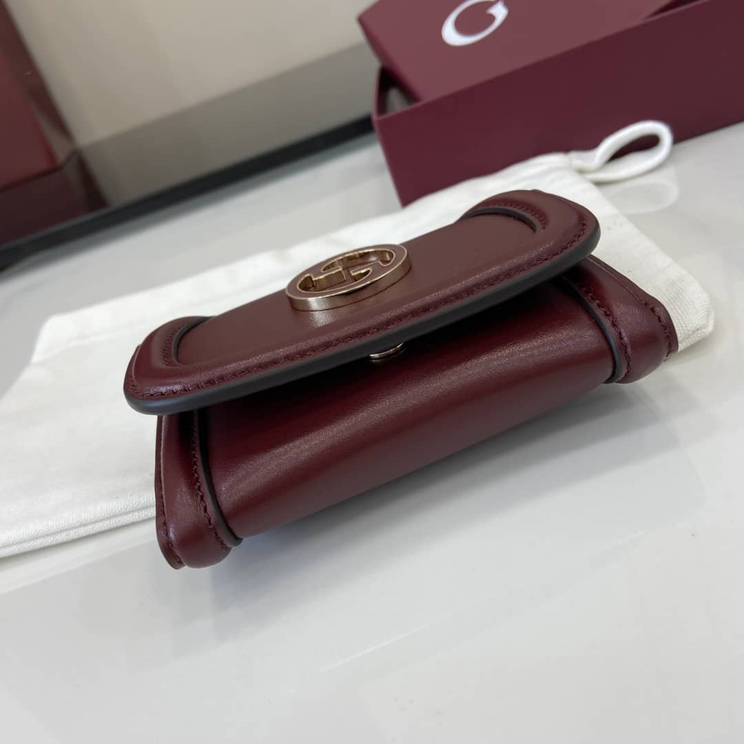 Gucci Leather Small Ancora Red Wallet 818795_3_162567 Gucci Leather Small Ancora Red Wallet 818795