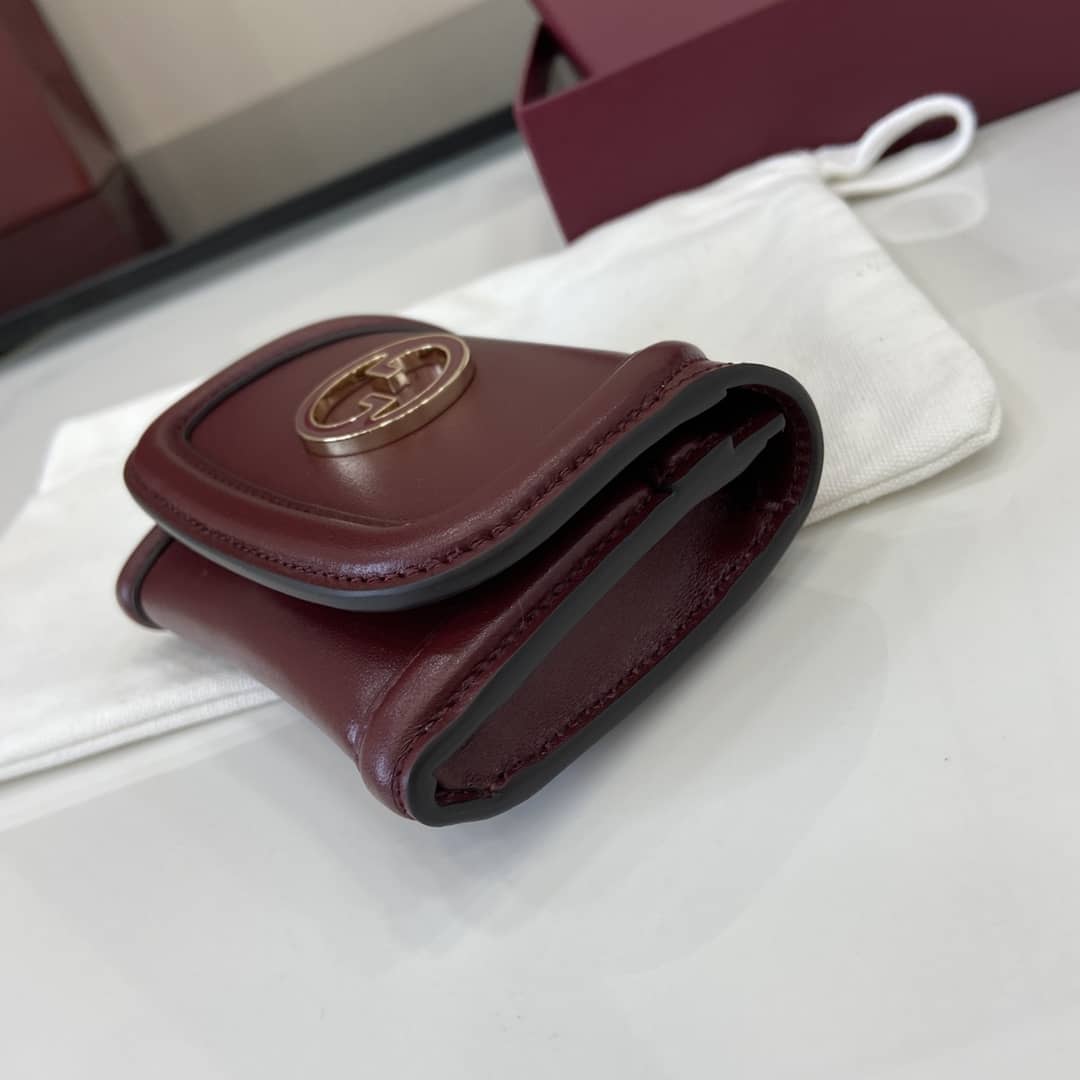 Gucci Leather Small Ancora Red Wallet 818795_4_162567 Gucci Leather Small Ancora Red Wallet 818795