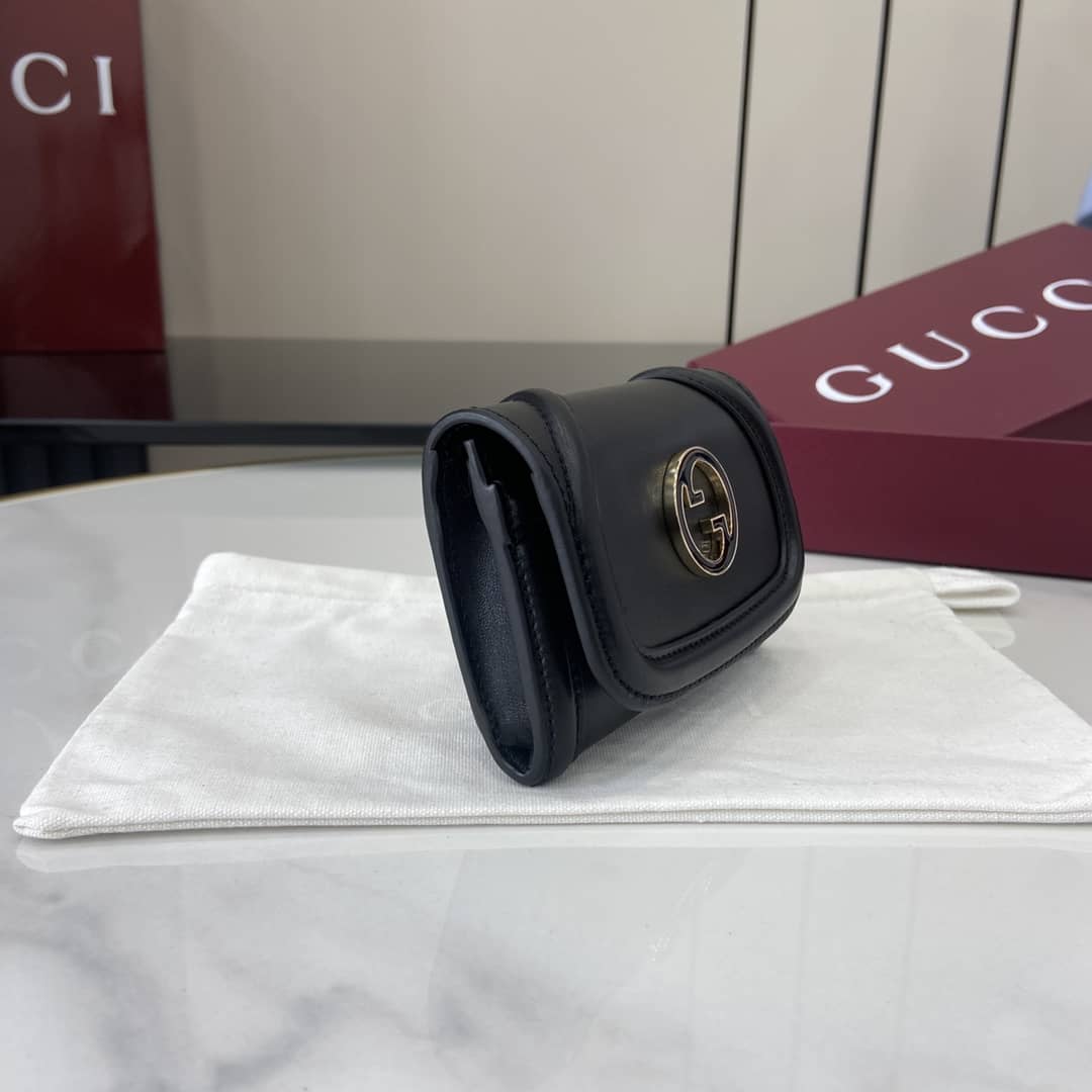 Gucci Leather Small Black Wallet 818795_2_162607 Gucci Leather Small Black Wallet 818795