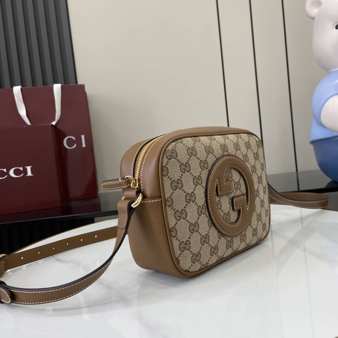 Gucci Blondie Canvas Mini Beige Shoulder Bag_1_162616 Gucci Blondie Canvas Mini Beige Shoulder Bag