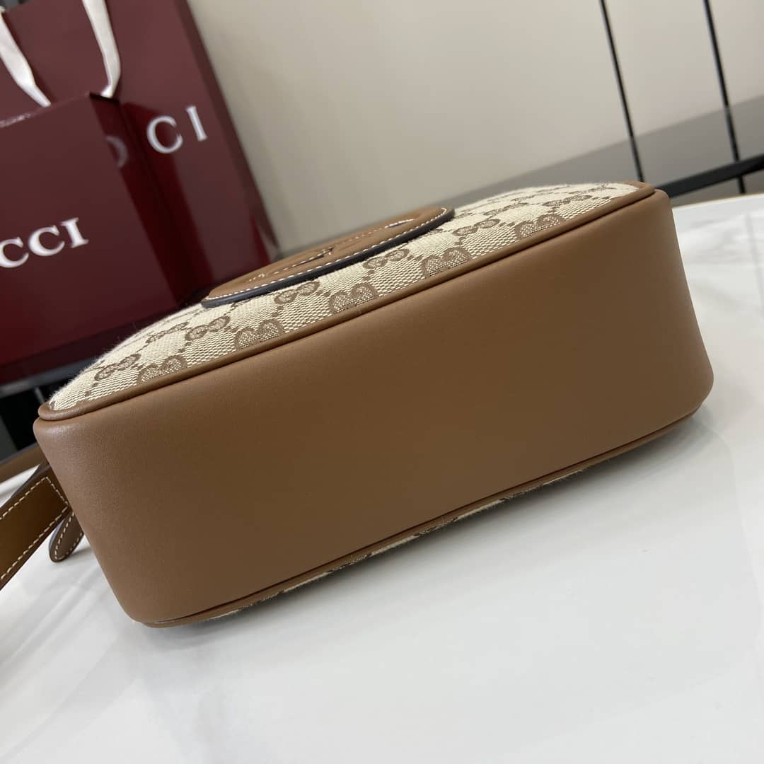 Gucci Blondie Canvas Mini Beige Shoulder Bag_3_162616 Gucci Blondie Canvas Mini Beige Shoulder Bag