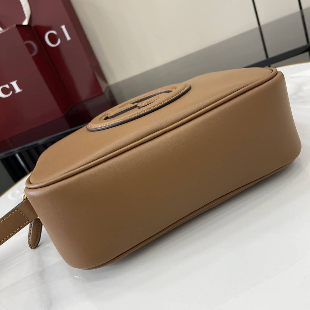 Gucci Blondie Leather Mini Brown Shoulder Bag_3_162626 Gucci Blondie Leather Mini Brown Shoulder Bag