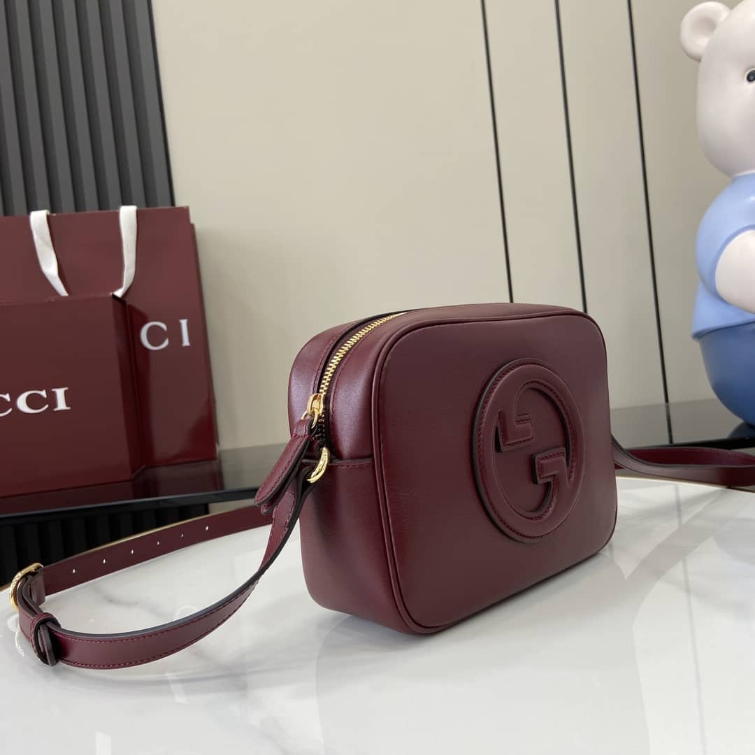 Gucci Blondie Leather Mini Red Shoulder Bag_1_162636 Gucci Blondie Leather Mini Red Shoulder Bag