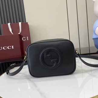 Gucci Blondie Leather Mini Black Shoulder Bag