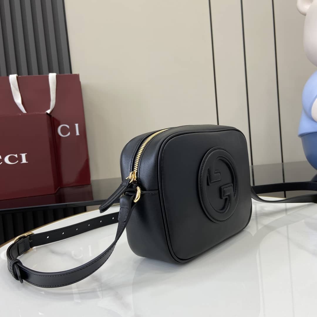 Gucci Blondie Leather Mini Black Shoulder Bag_1_162646 Gucci Blondie Leather Mini Black Shoulder Bag