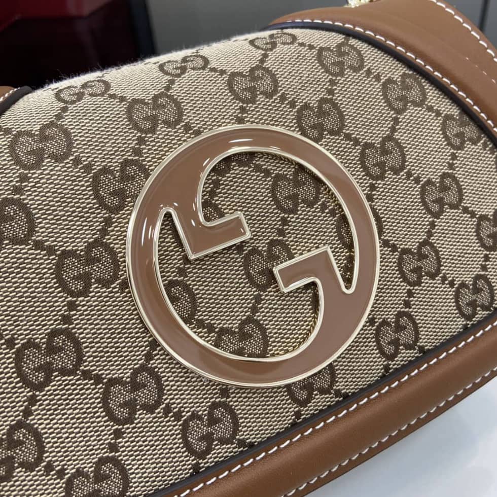 Gucci Blondie Canvas Small Brown Shoulder Bag_5_162656 Gucci Blondie Canvas Small Brown Shoulder Bag