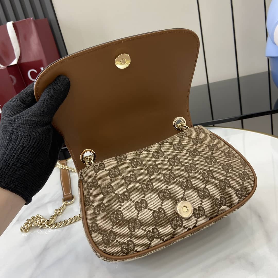 Gucci Blondie Canvas Small Brown Shoulder Bag_6_162656 Gucci Blondie Canvas Small Brown Shoulder Bag