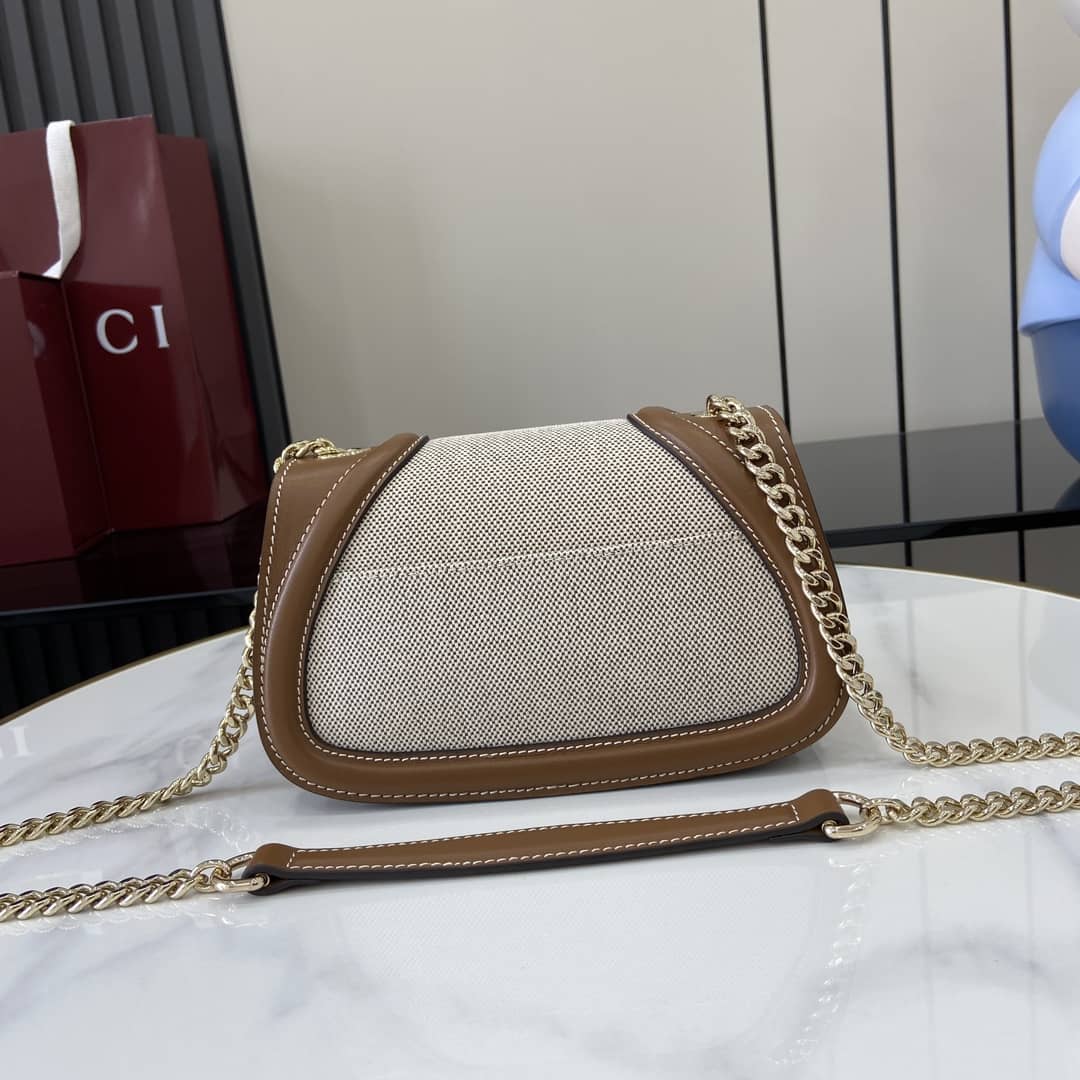 Gucci Blondie Canvas Small Beige Shoulder Bag_2_162666 Gucci Blondie Canvas Small Beige Shoulder Bag
