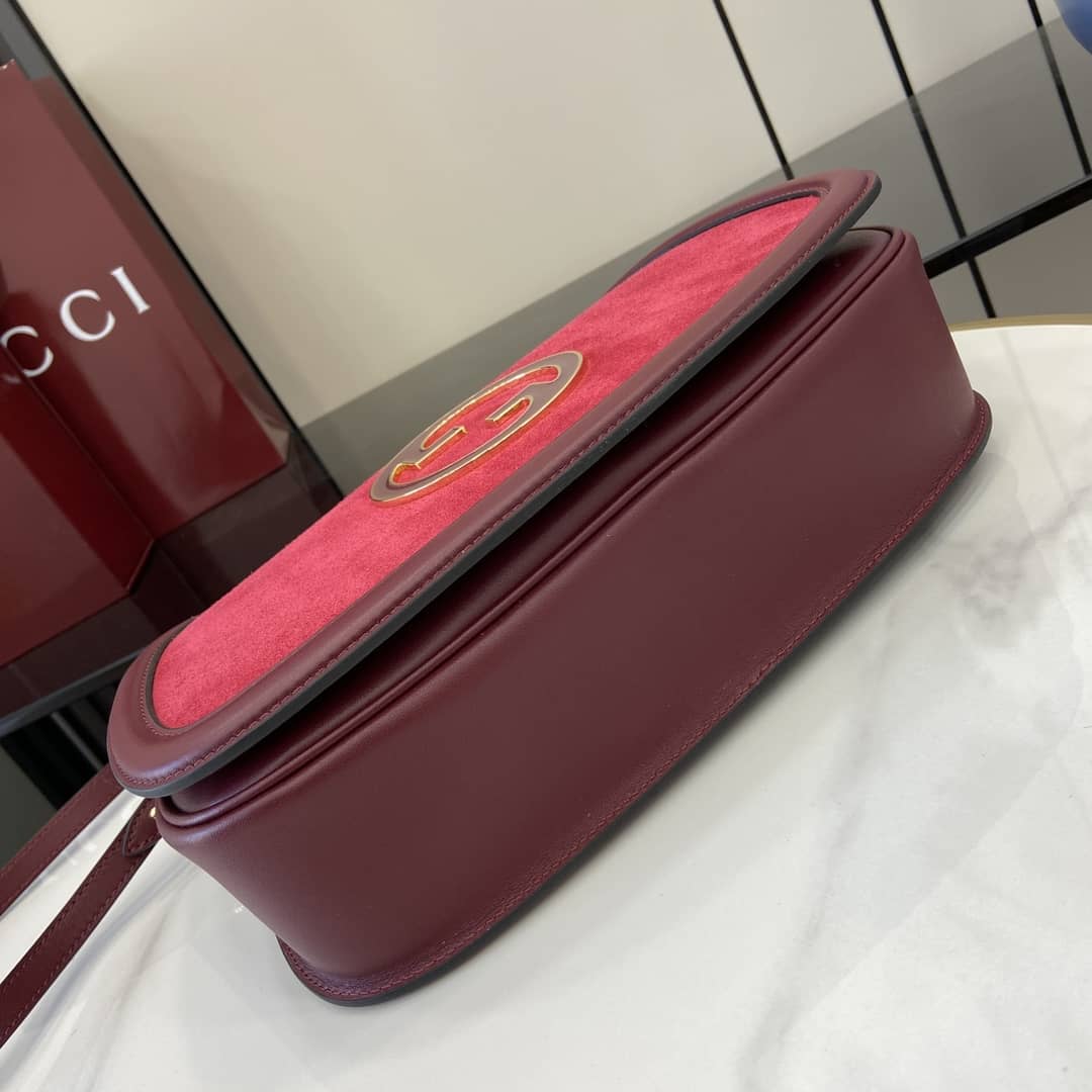 Gucci Blondie Suede Medium Red Top Handle Bag_3_162766 Gucci Blondie Suede Medium Red Top Handle Bag