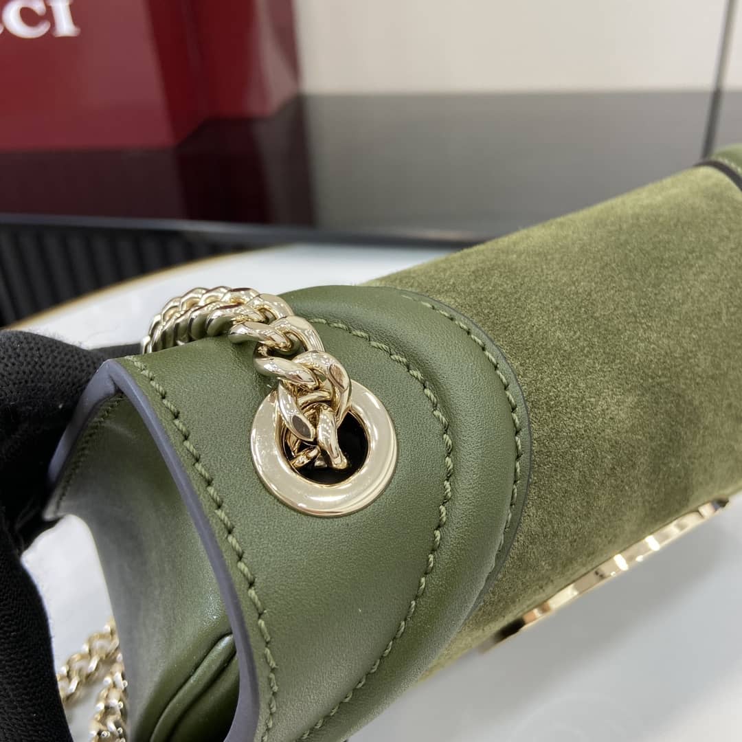 Gucci Blondie Suede Small Green Shoulder Bag_4_162776 Gucci Blondie Suede Small Green Shoulder Bag
