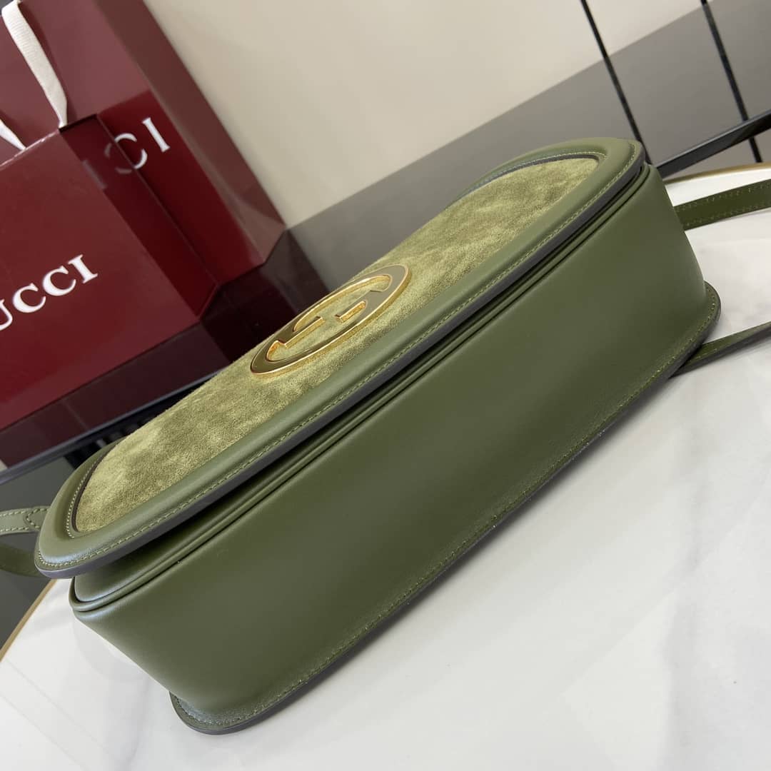 Gucci Blondie Suede Medium Green Top Handle Bag_3_162796 Gucci Blondie Suede Medium Green Top Handle Bag