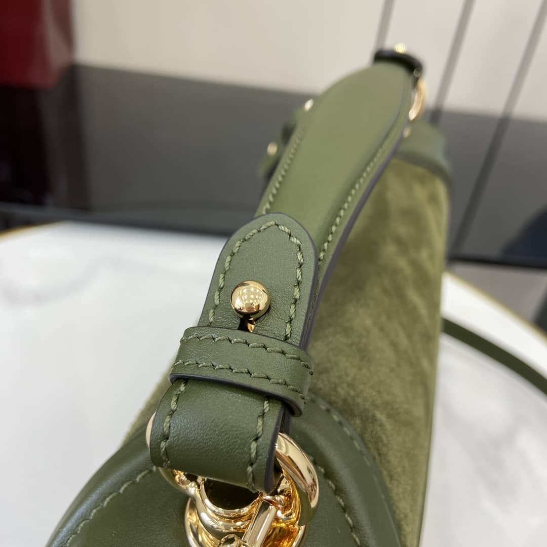Gucci Blondie Suede Medium Green Top Handle Bag_4_162796 Gucci Blondie Suede Medium Green Top Handle Bag