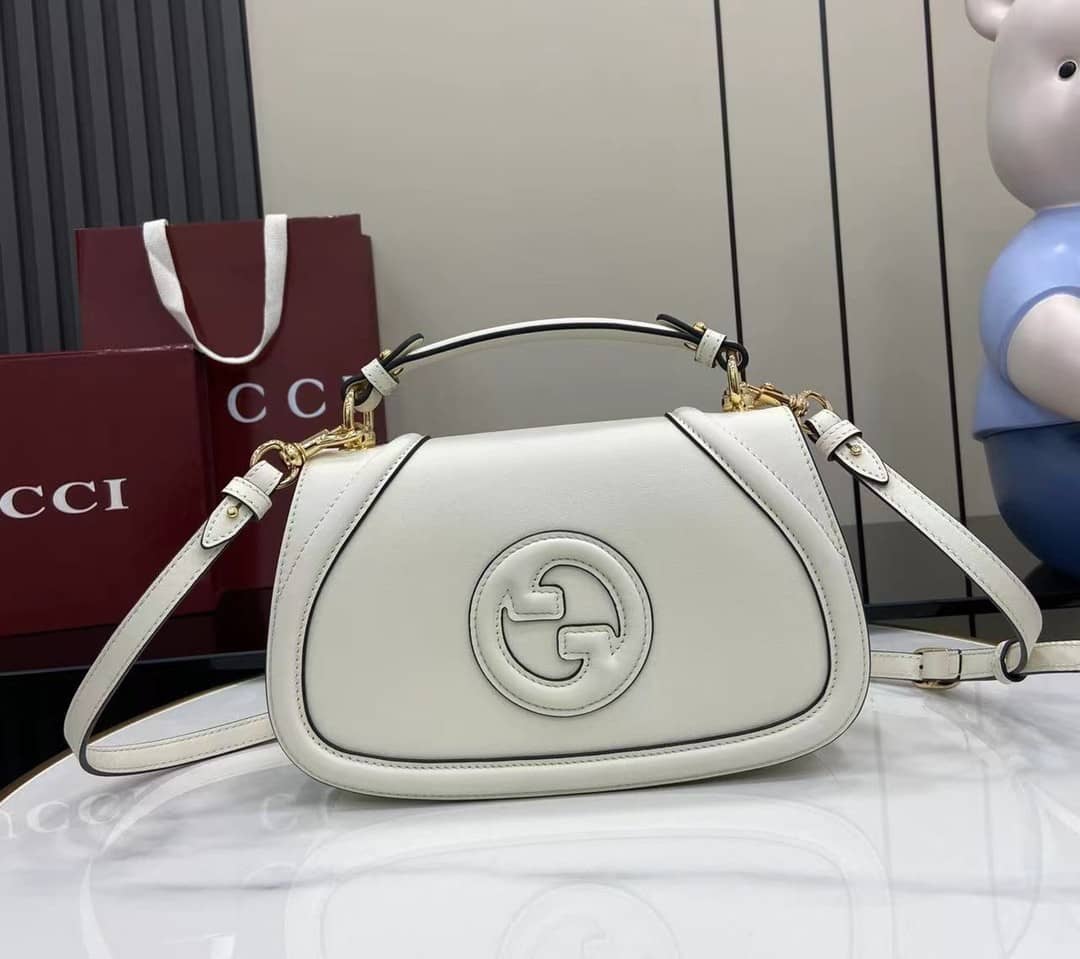 Gucci Blondie Leather Medium White Top Handle Bag_10_162816 Gucci Blondie Leather Medium White Top Handle Bag