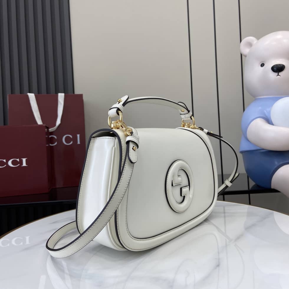 Gucci Blondie Leather Large White Top Handle Bag_2_162826 Gucci Blondie Leather Large White Top Handle Bag