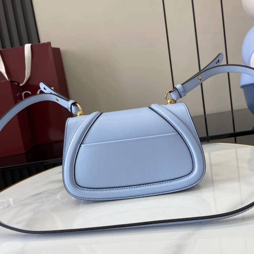 Gucci Blondie Leather Mini Light Blue Bag 815700_1_162836 Gucci Blondie Leather Mini Light Blue Bag 815700