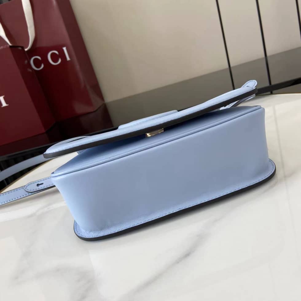 Gucci Blondie Leather Mini Light Blue Bag 815700_3_162836 Gucci Blondie Leather Mini Light Blue Bag 815700